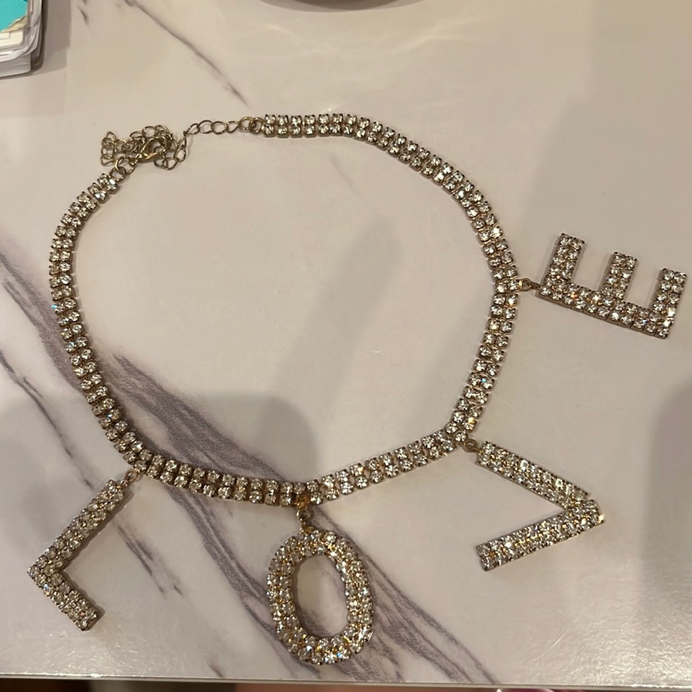 LOVE choker necklace from ASOS